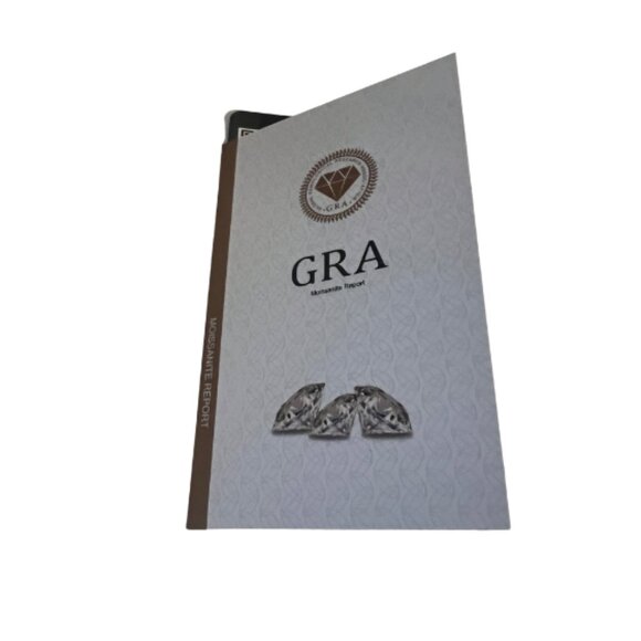 NWT Moissanite Pendant Necklace w/COA - Picture 3 of 3